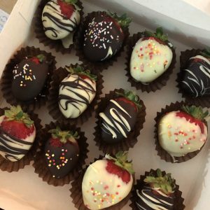 Fresas con chocolate